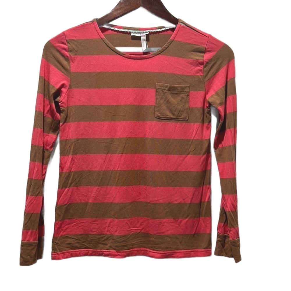 Matilda Jane girls 435 top long sleeve striped size 12 GUC